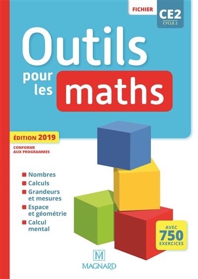Outils pour les Maths CE2 (2019) - Fichier de l'élève - Marie-Laure Frey-Tournier - broché