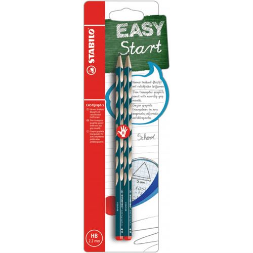 EASYGRAPH S HB RIGHT BLISTER 2 PETROL