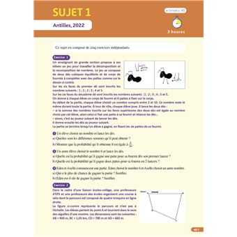 Objectif CRPE 2024 - 2025 - Maths - épreuve écrite d'admissibilité