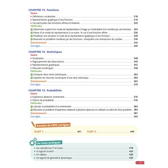 Objectif CRPE 2024 - 2025 - Maths - épreuve écrite d'admissibilité
