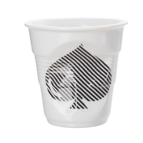 Gobelet 18 cl Revol Cappuccino Pique, Blanc / Noir