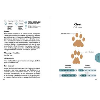 Le petit guide des empreintes animales - 70 traces et indices à observer