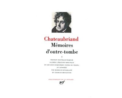 Mémoires d'outre-tombe - François René de Châteaubriand - relié