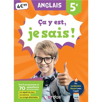 Ça y est, je sais ! Anglais 5e