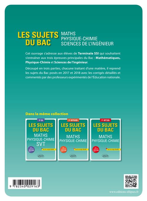 Maths Physique Chimie Sciences De L Ingenieur Terminale S Si Broche Bruno Ciolfi Pascal Clavier Pascal Clavier Achat Livre Fnac