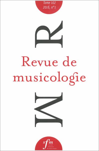 Revue de musicologie,102-01