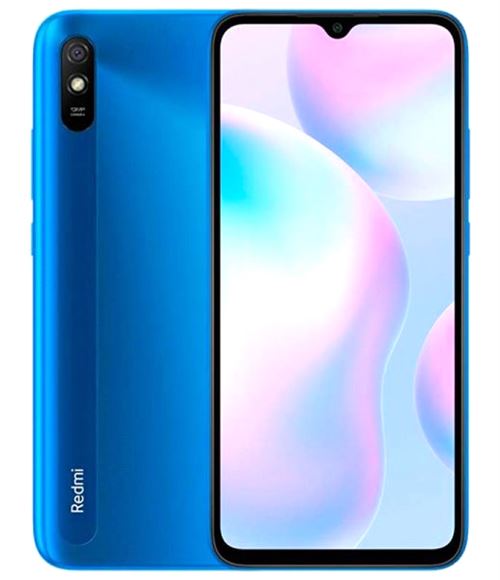 Xiaomi Redmi 9A - 4G smartphone - double SIM - RAM 2 Go / Mémoire interne 32 Go - microSD slot - 6.53"" - 1600 x 720 pixels - rear camera 13 MP - front camera 5 MP - bleu ciel État correct - Xiaomi reconditionné disponible sur Fnac