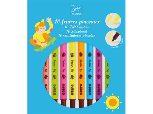 10 FEUTRES PINCEAUX - POP
