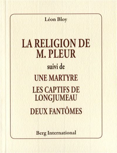LA RELIGION DE M. PLEUR
