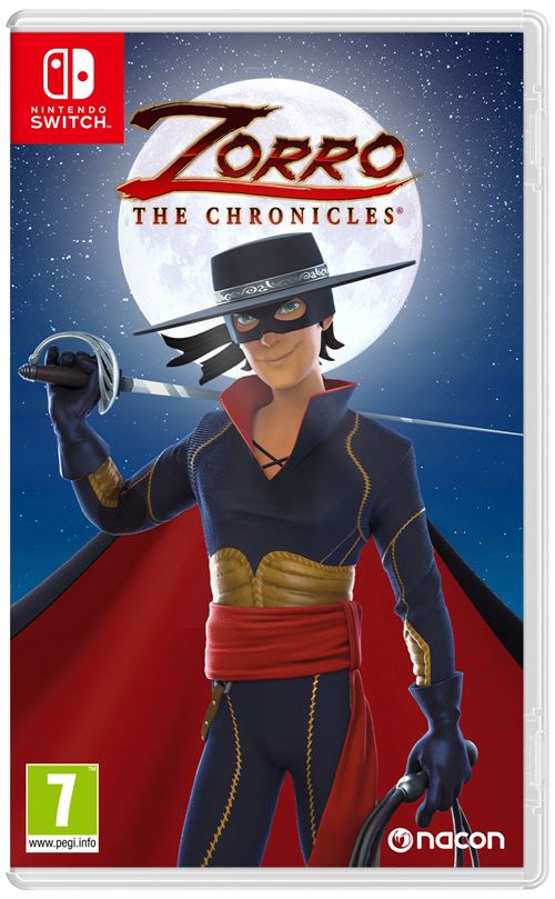Pochette avant du jeu Zorro the Chronicles Nintendo Switch