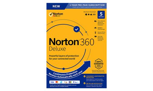 Norton 360 Deluxe  5 Devices