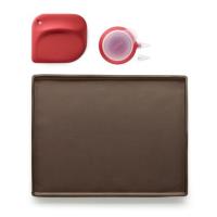Kit Buche de Noêl Lékué Cuivre et rouge