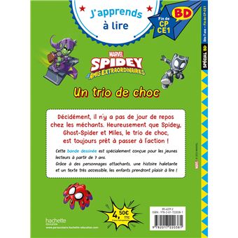 Disney BD Fin de CP-CE1 - Spidey - Un trio de choc