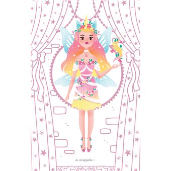 Princesse licorne - bloc à spirale