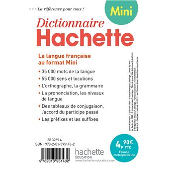 Mini Dictionnaire Hachette Français