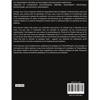 Du traitement externe et psychique des maladies nerveuses