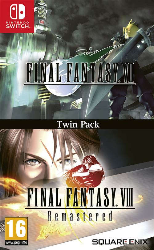 Final Fantasy VII & Final Fantasy VIII Remastered Double Pack Nintendo Switch Final Fantasy VII & Final Fantasy VIII Remastered Double Pack Nintendo Switch