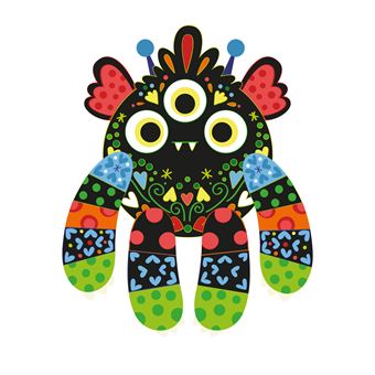 Monstres articulés à gratter - pochette avec accessoires