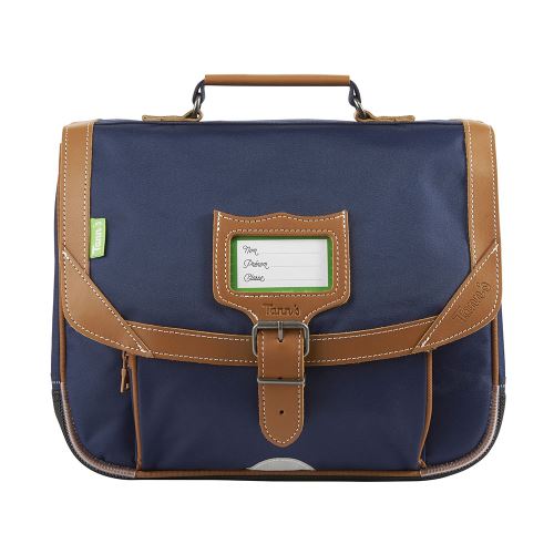Cartable à dos Tann's Les Incontournables 32 cm Bleu Marine et Marron
