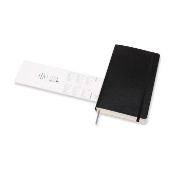 Agenda semainier Moleskine 18 mois Journalier 2019/2020 Noir