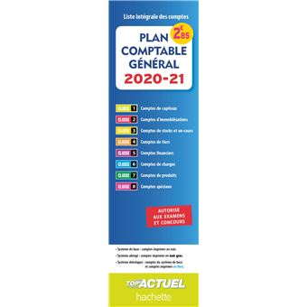 Top'Actuel Plan comptable 2020-2021