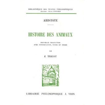 Histoire des animaux