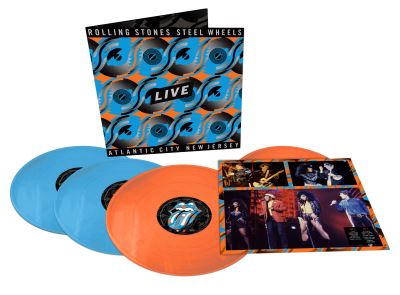 Steel Wheels Live Edition Limitée Vinyle Bleu et Orange