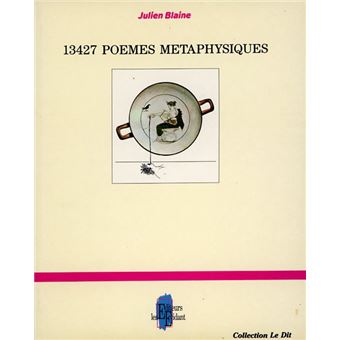 13427 Poëmes métaphysiques