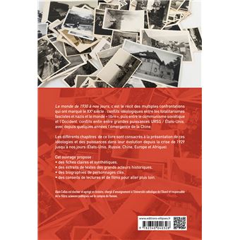 Le monde de 1930 à nos jours - Université - Prépas - IEP