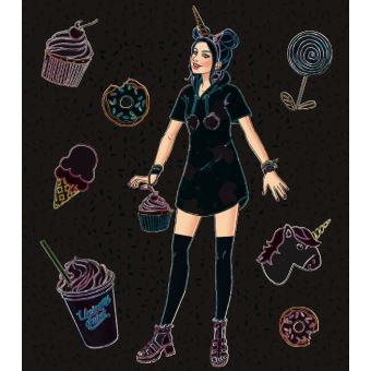 Ma pochette Mode Licorne  - Cartes à gratter et à colorier