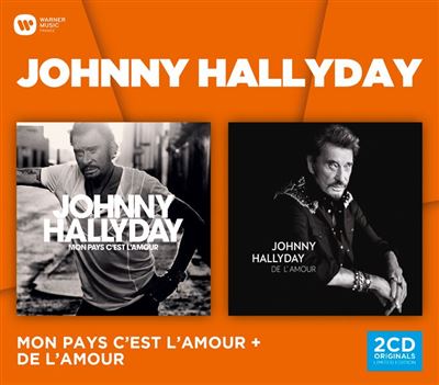 Mon pays c'est l'amour De l'amour - Johnny Hallyday - CD album - Achat &  prix
