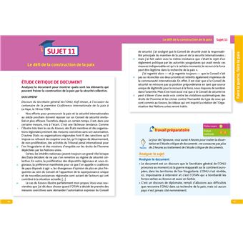 Annales Objectif BAC 2024 - Spécialité HGGSP