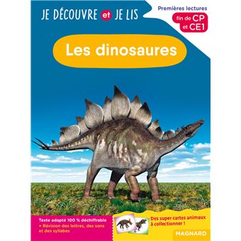 Je découvre et je lis CP et CE1 - Les dinosaures