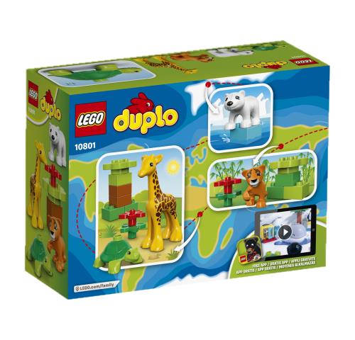 LEGO DUPLO Ville 10801 Les bebes animaux du monde Lego Achat prix fnac