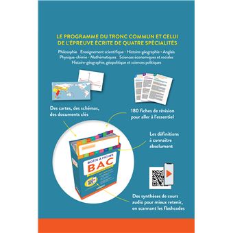 Boîte à fiches bac