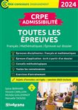 CRPE – Admissibilité – Toutes les épreuves (Concours 2023-2024)