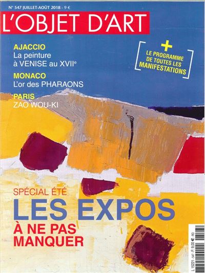 L'objet d'art,547:l'or des pharaons