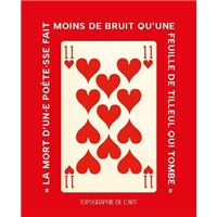 La mort d’un·e poète·sse fait moins de bruit qu'une feuille de tilleul qui tombe