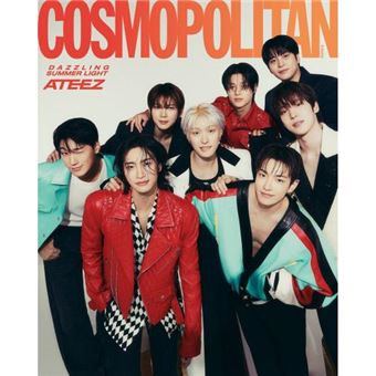 Magazine ateez cosmopolitan a type july 2024