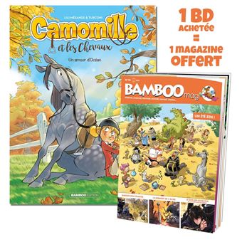 Camomille et les chevaux - tome 01 + Bamboo mag offert