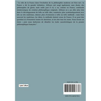 La philosophie française