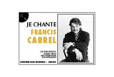 Je chante - Francis Cabrel - broché
