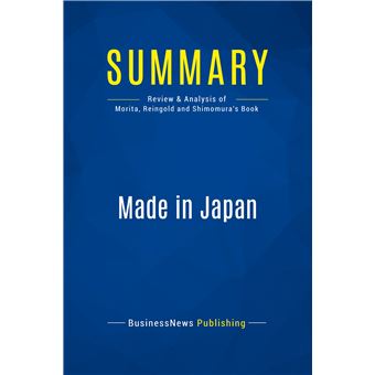 Summary: Made in Japan