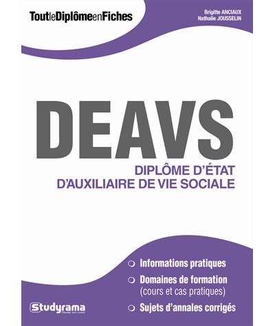 DEAVS Diplôme d'état Auxiliaire de Vie Sociale