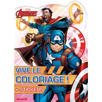 Marvel Avengers - Vive le coloriage ! (Dr Strange et Captain America)