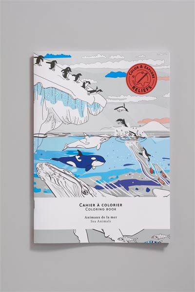 Cahier à colorier Mer