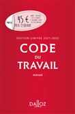 Code du travail annoté, Édition limitée 2021-2022