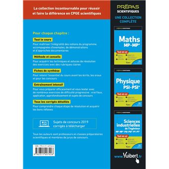 Chimie MP/MP* PSI/PSI* - Tout-en-un