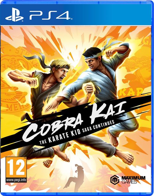Pochette avant du jeu Cobra Kai : The Karate Kid Saga Continues PS4