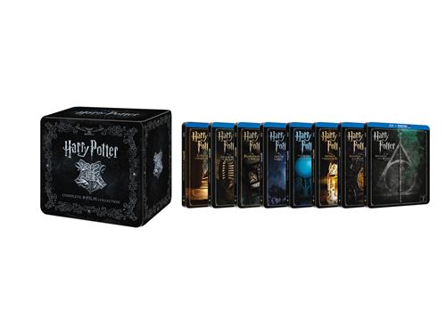 DVDFr - Harry Potter - L'intégrale des 8 films (Édition limitée 8  SteelBooks et coffret SteelBook inédit – Le Monde des Sorciers de J.K.  Rowling) - Blu-ray